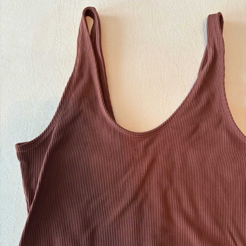 A&F Ribbed Tank Bodysuit - Picture 3 of 6
